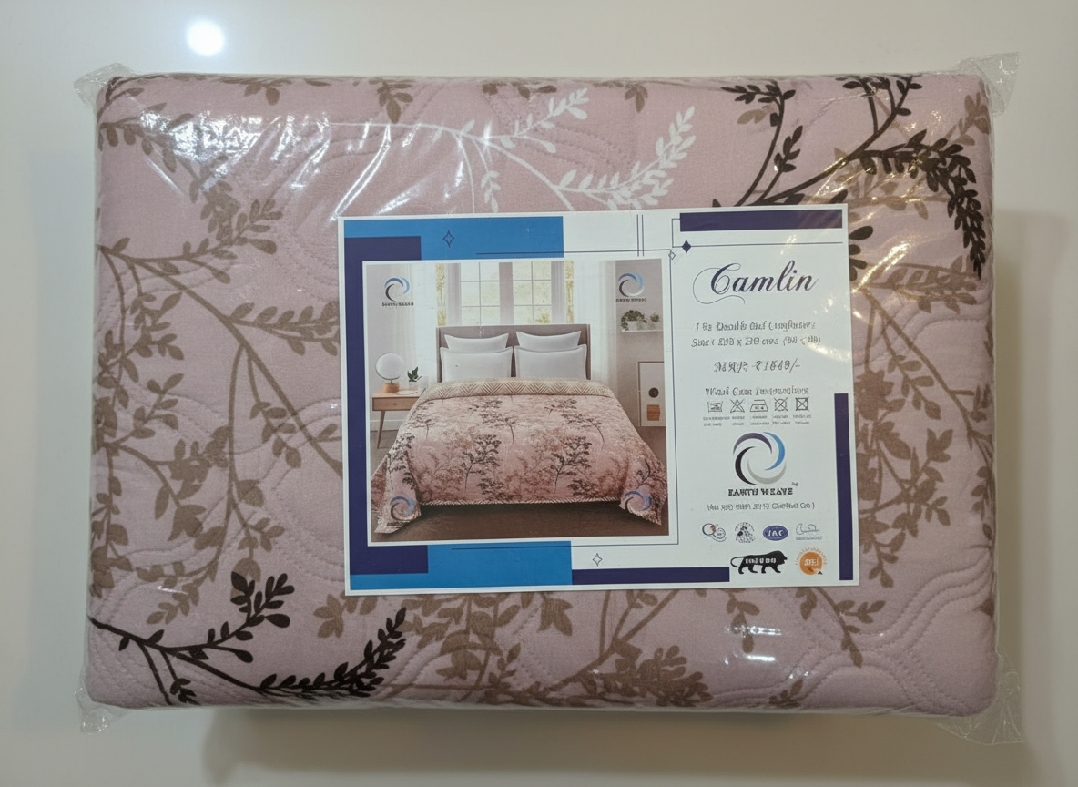 Camlin Reversible Comforter Peach Dense